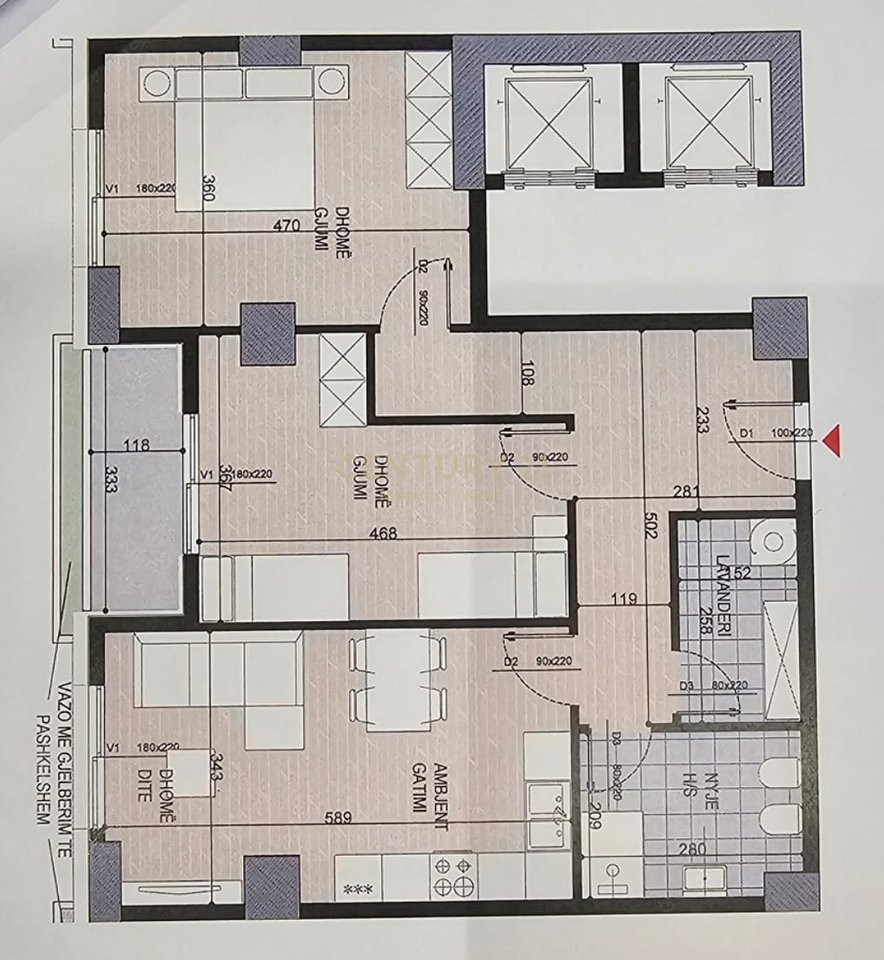 Shesim Apartament 2+1+2 ne nje projekt ne ndertim - Ish Fusha Aviacionit!