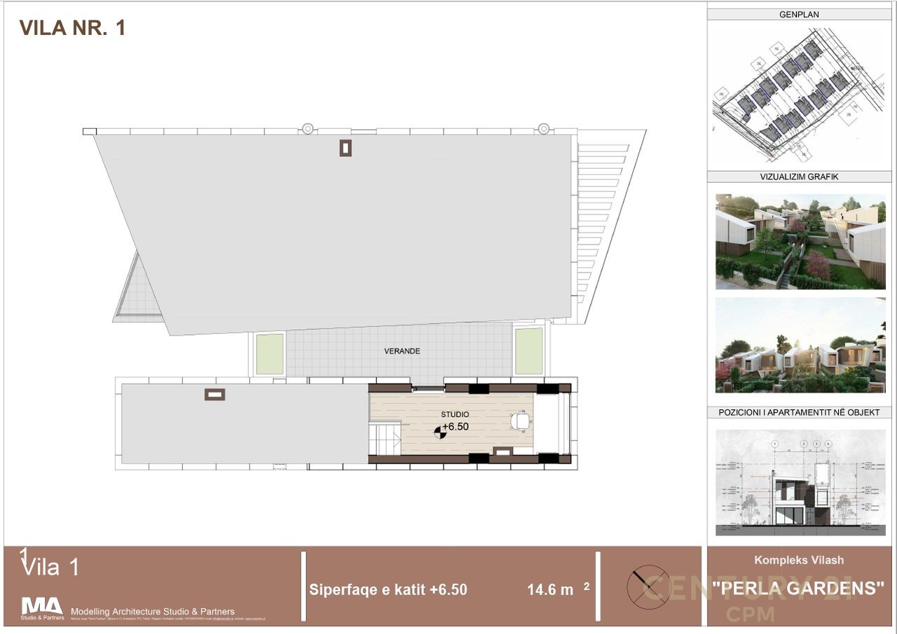 Shitet vilë 3 kateshe tek Perla Residence në Mjull - Bathore