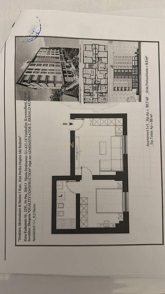 APARTMENT 1+1 FOR SALE IN GOLEM 66,000 €, NEW CONSTRUCTION, COMPLETED!