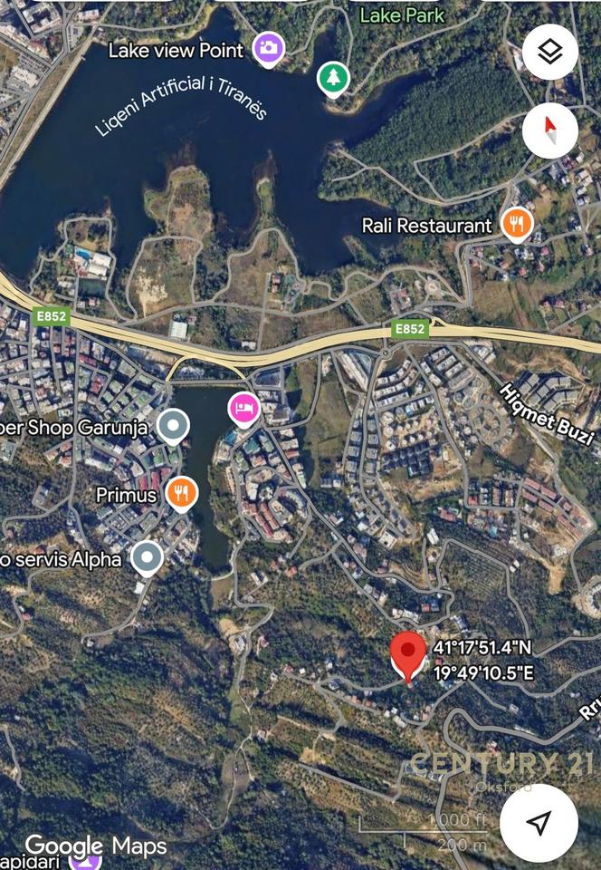 TOKË PËR SHITJE PRANË LIQENIT TË THATË! 1000 m2