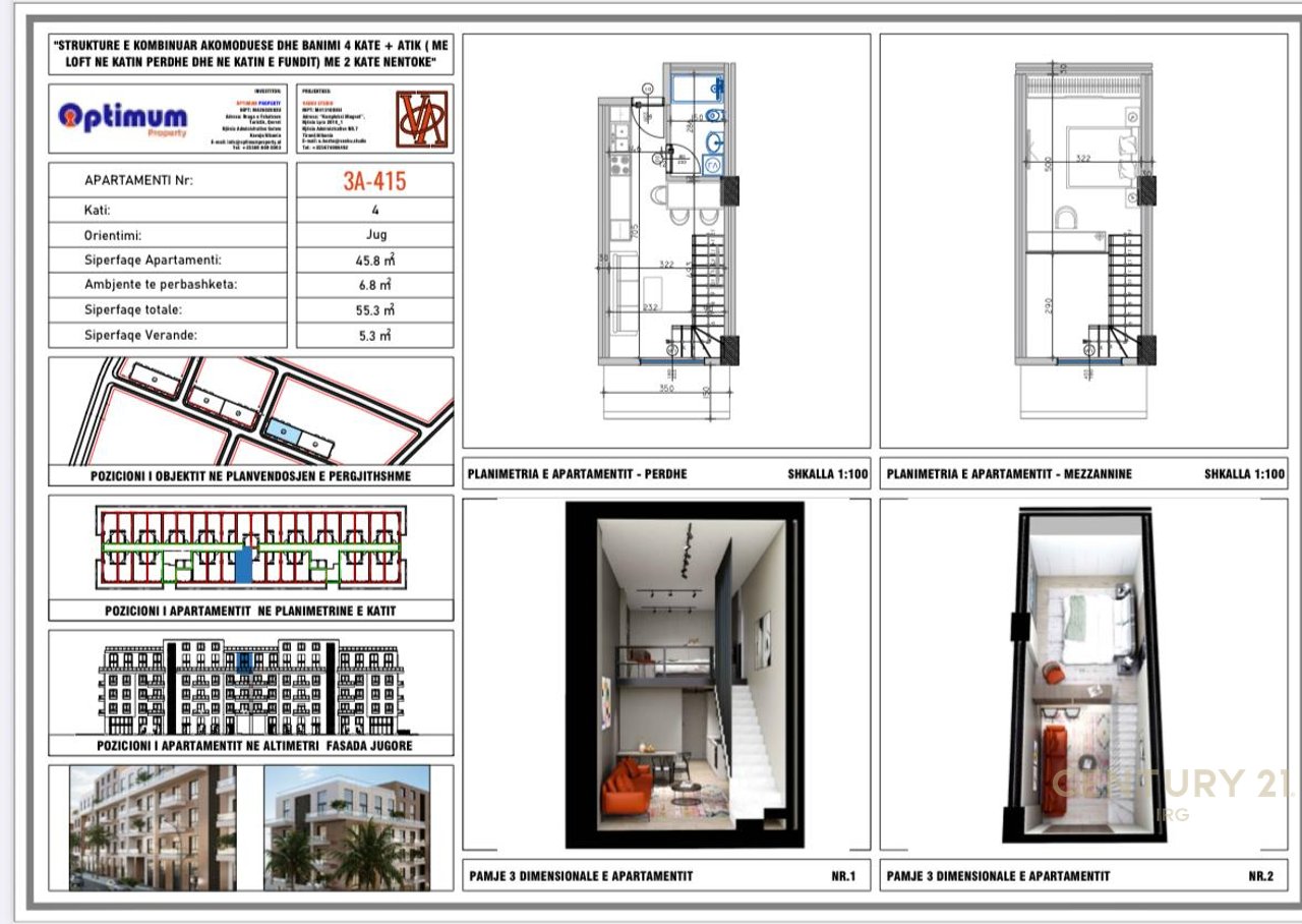 DUPLEX PER SHITJE ADRIA REZIDENC, QERRET