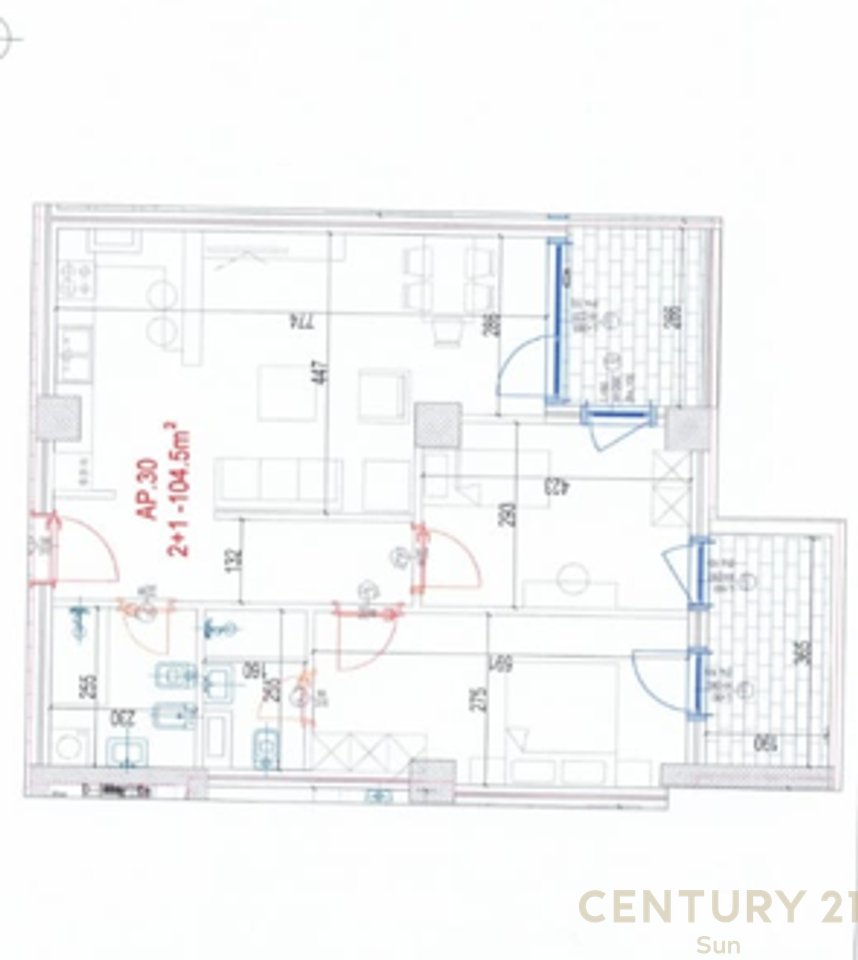 APARTMENT 2+1+2 FOR SALE IN DON BOSKO