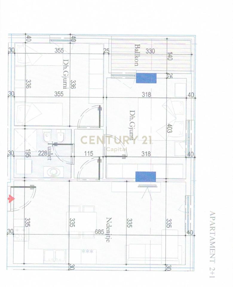 Shes apartment 2+1+2 in Tirana Entry!