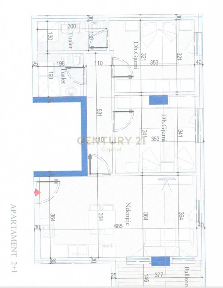 Apartment 2+1+2 in Tirana Entry!