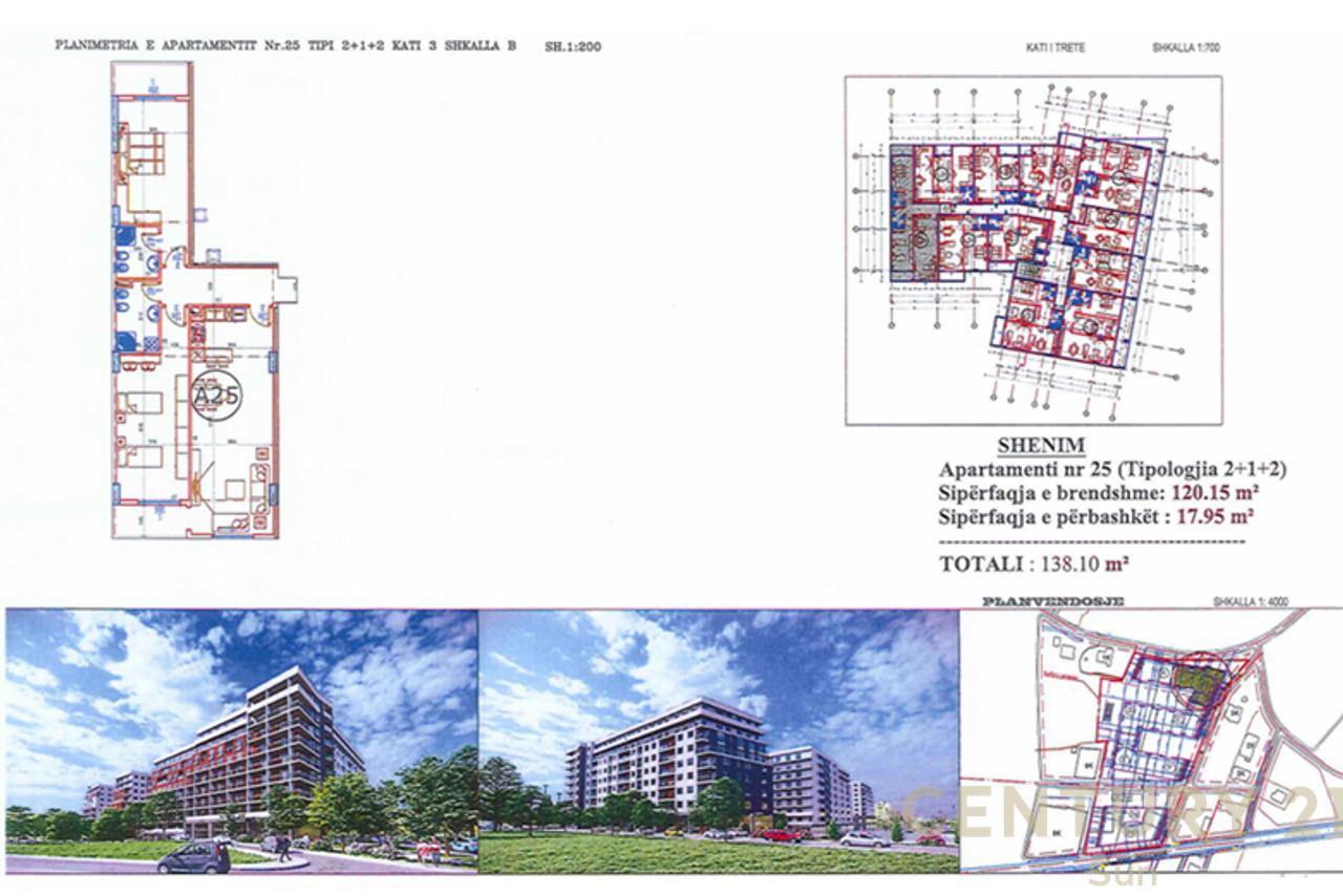 2+2 Apartment For Sale in Paskuqan, Tirana - 165000€ | 138.10 m²