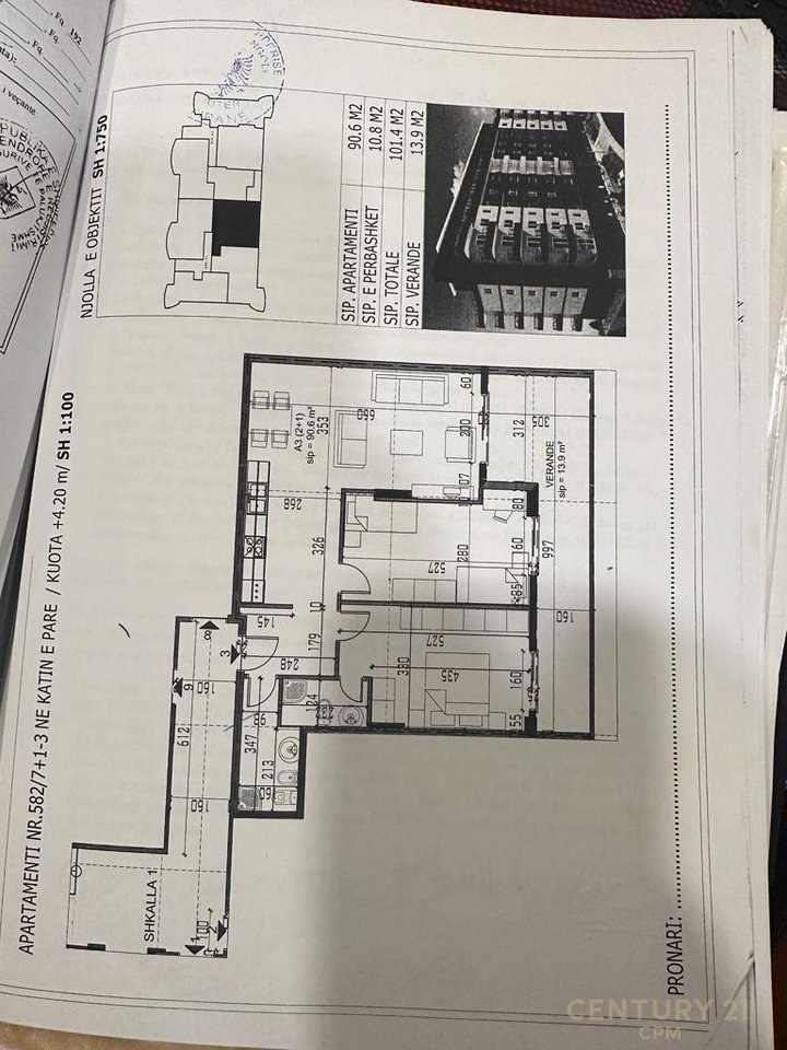 Apartament 2+1+2 Për Shitje në Fresku, Tiranë