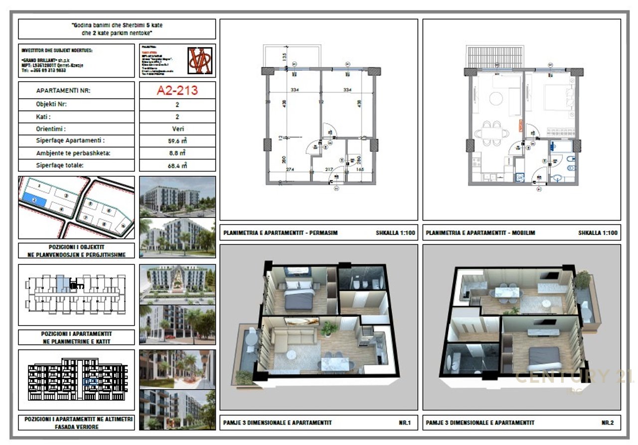 SHITET APARTAMENT 1+1 TEK REZIDENCA PALM PARADISE, QERRET  !