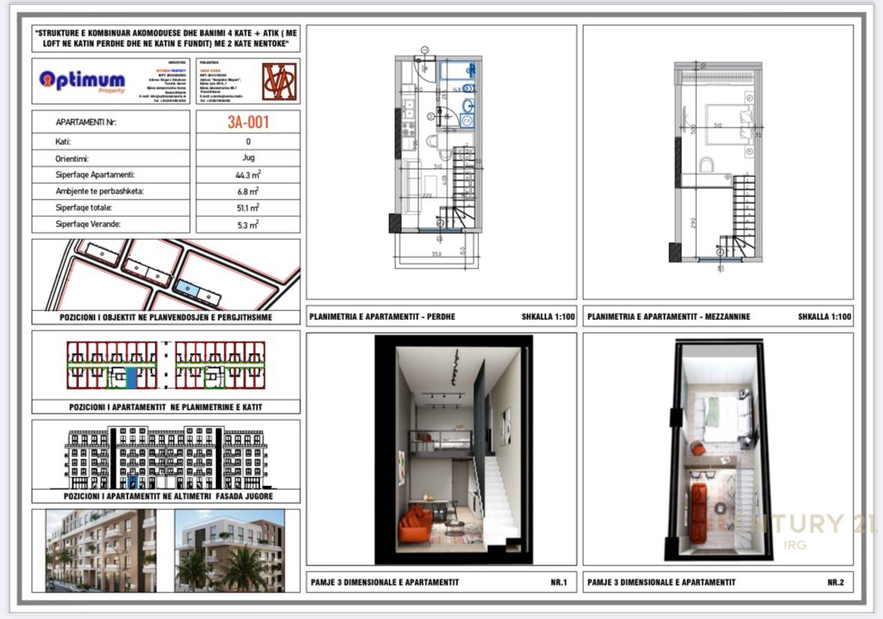 DUPLEX PER SHITJE ADRIA REZIDENC, QERRET