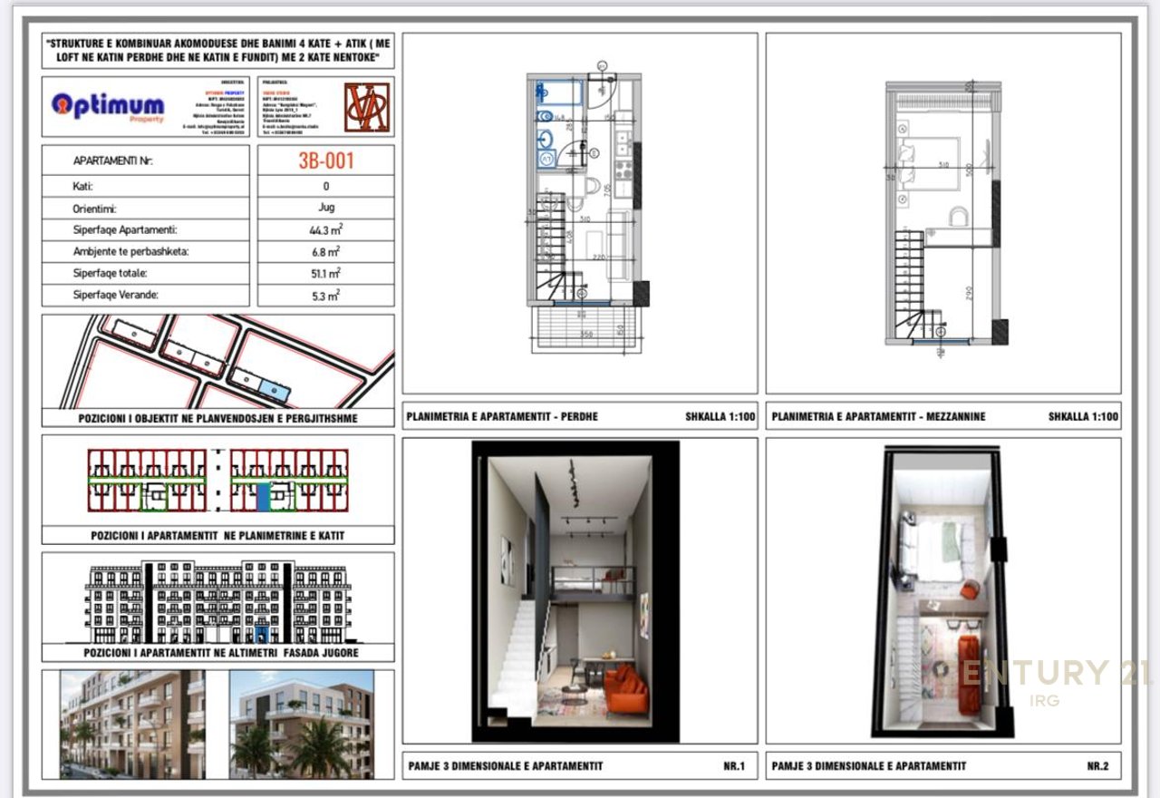 DUPLEX PER SHITJE ADRIA REZIDENC, QERRET