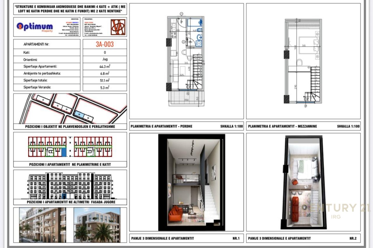 DUPLEX PER SHITJE ADRIA REZIDENC, QERRET