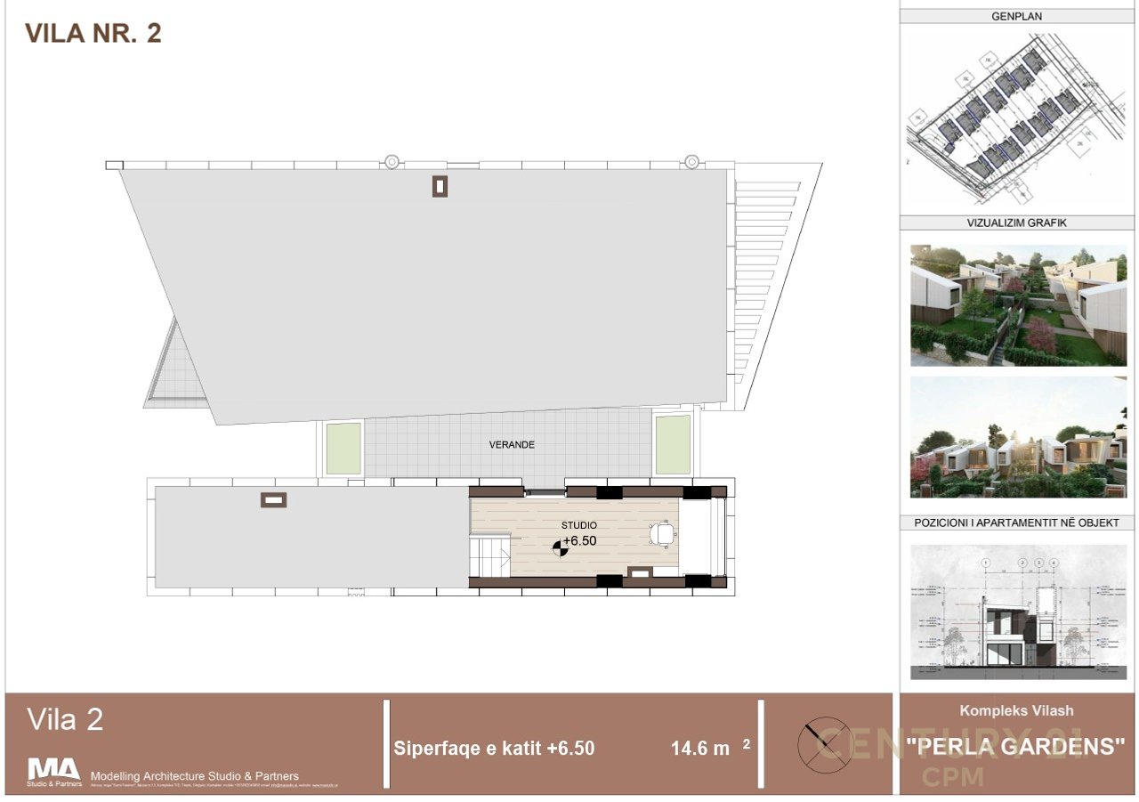 Shitet vilë 3 kateshe tek Perla Residence në Mjull - Bathore