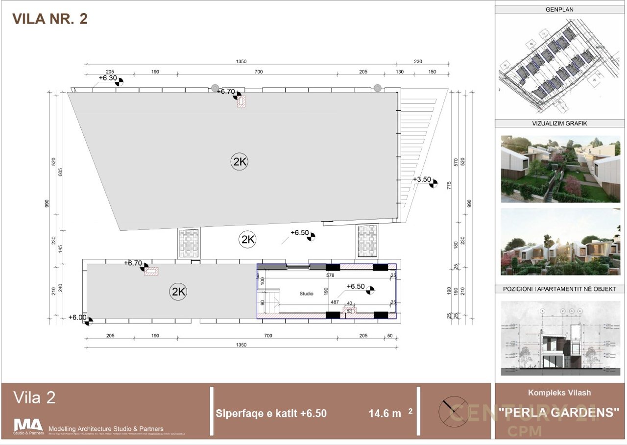 Shitet vilë 3 kateshe tek Perla Residence në Mjull - Bathore