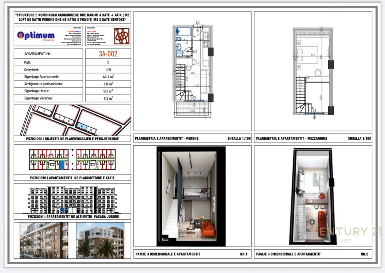 DUPLEX PER SHITJE ADRIA REZIDENC, QERRET