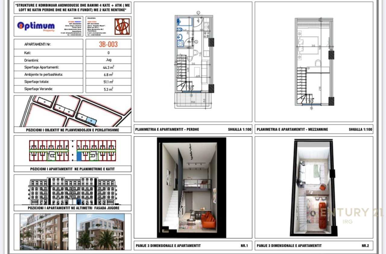 DUPLEX PER SHITJE ADRIA REZIDENC, QERRET