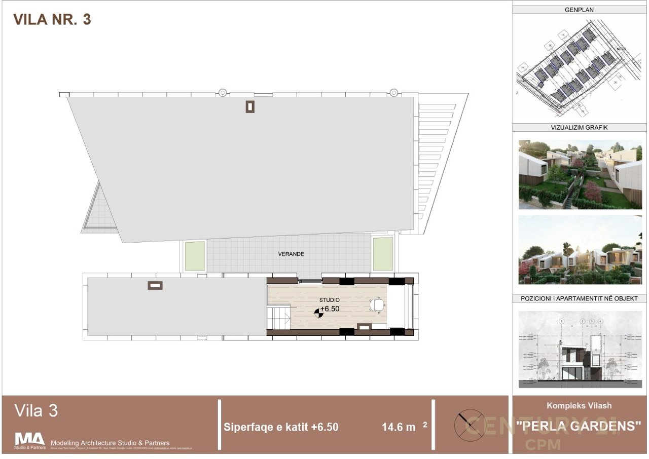 Shitet vilë 3 kateshe tek Perla Residence në Mjull - Bathore