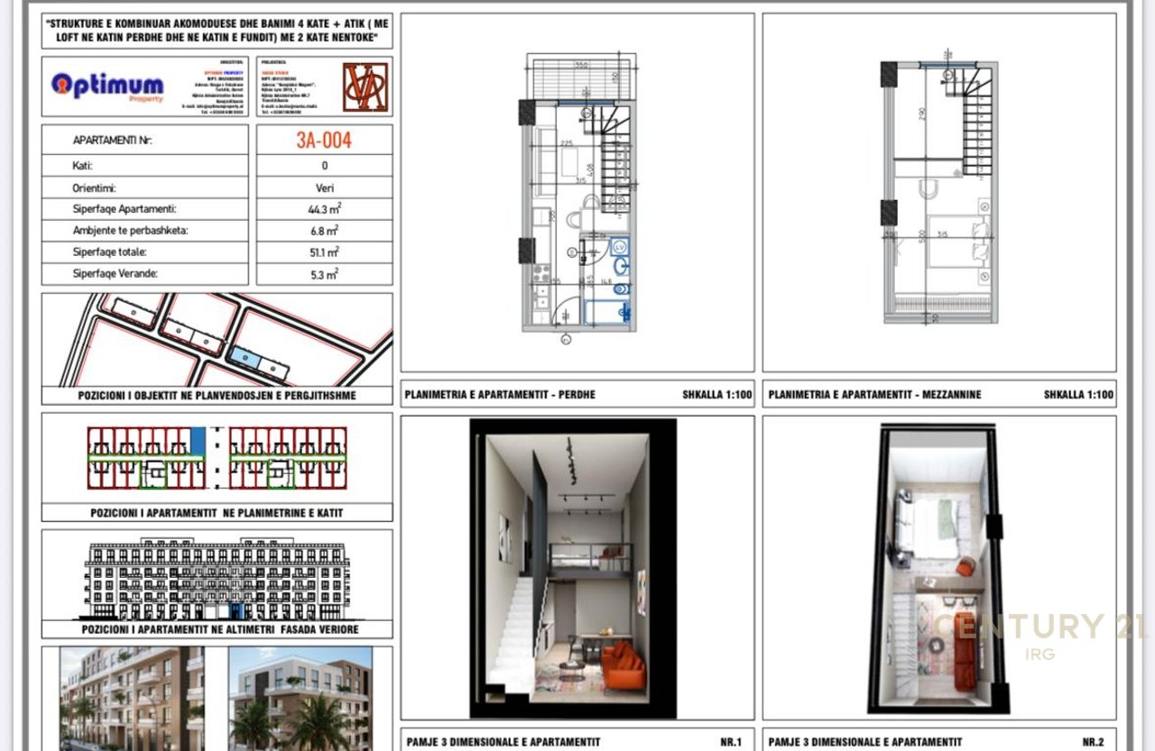 DUPLEX PER SHITJE ADRIA REZIDENC, QERRET