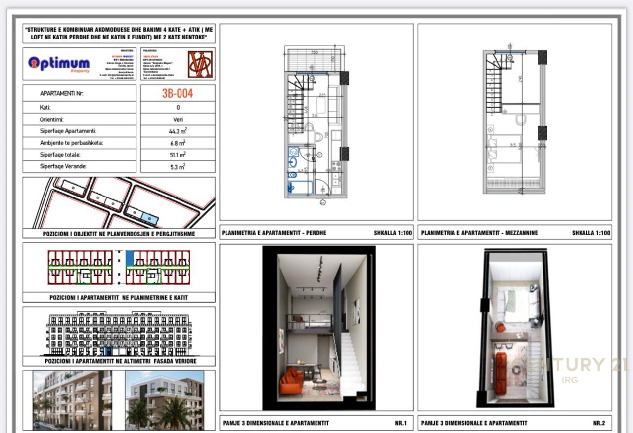 DUPLEX PER SHITJE ADRIA REZIDENC, QERRET