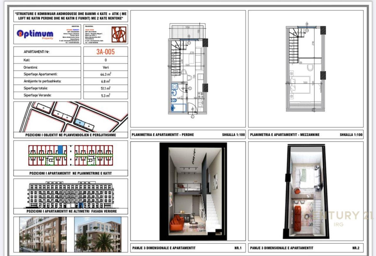 DUPLEX PER SHITJE ADRIA REZIDENC, QERRET