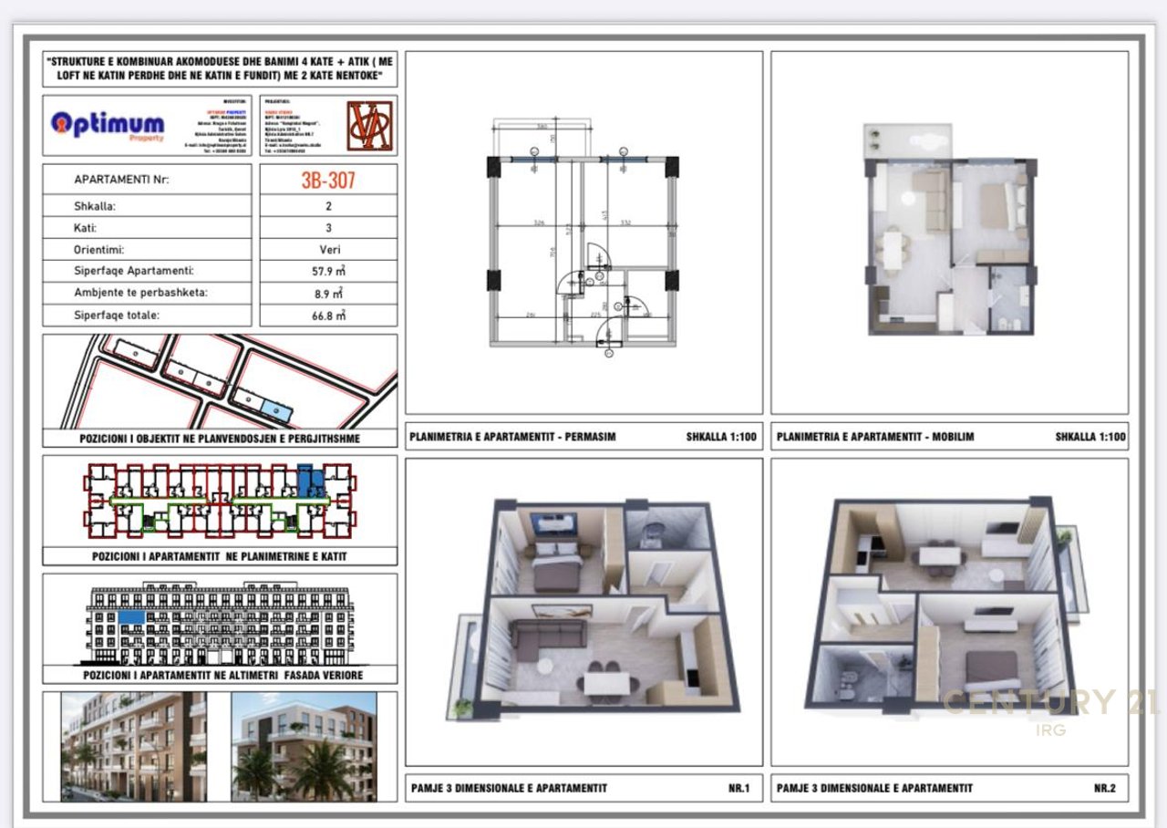 DUPLEX PER SHITJE ADRIA REZIDENC, QERRET