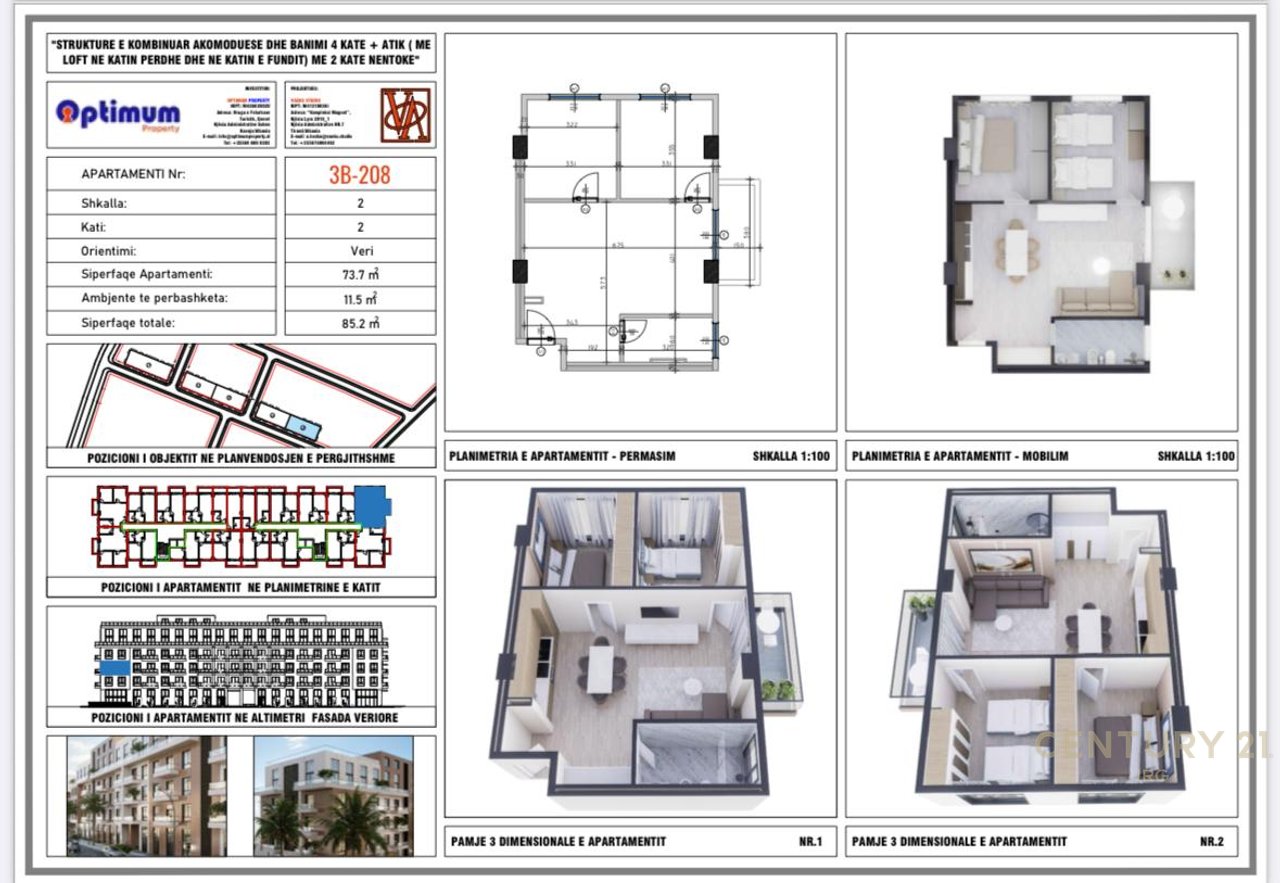 APPARTAMENTO 2 PIÙ 1 IN VENDITA ADRIA RESIDENCE, QERRET