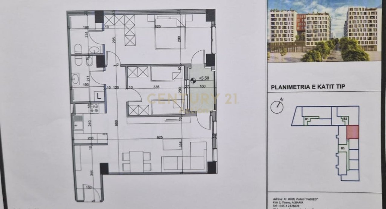 FOR RENT APARTMENT 2+1, KARL GEGA STREET!