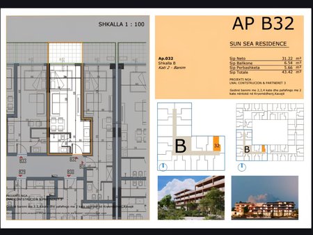 MONOLOCALE IN VENDITA NELLA NUOVA RESIDENZA A GOLEM, SUN SEA RESIDENCE!! POSSIBILITÀ DI PAGAMENTO A RATE!!