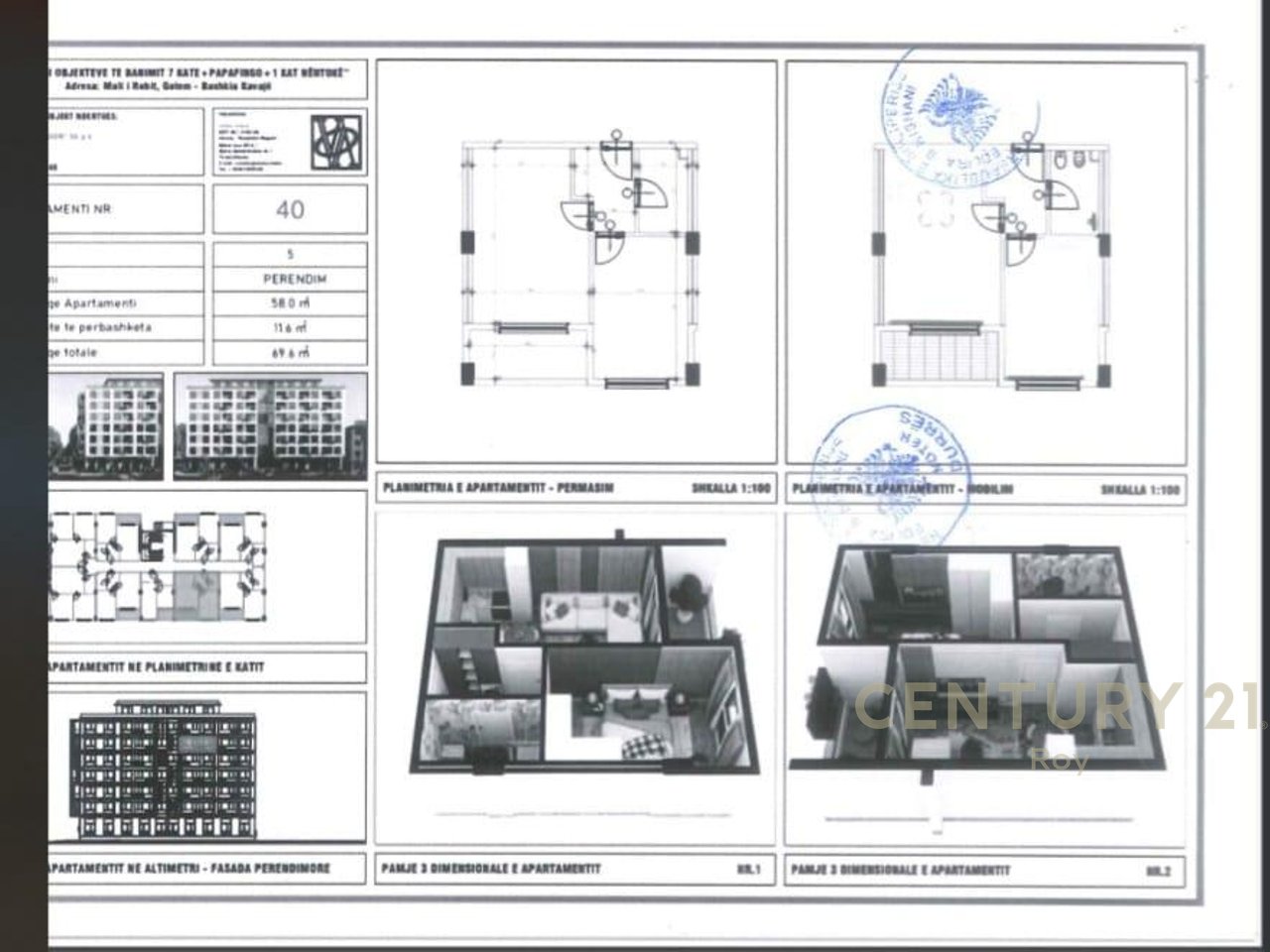 Appartamento 1+1 in Vendita presso Rezidenca Liburna a Golem, Durrës - €83.520 | 69,6 m²
