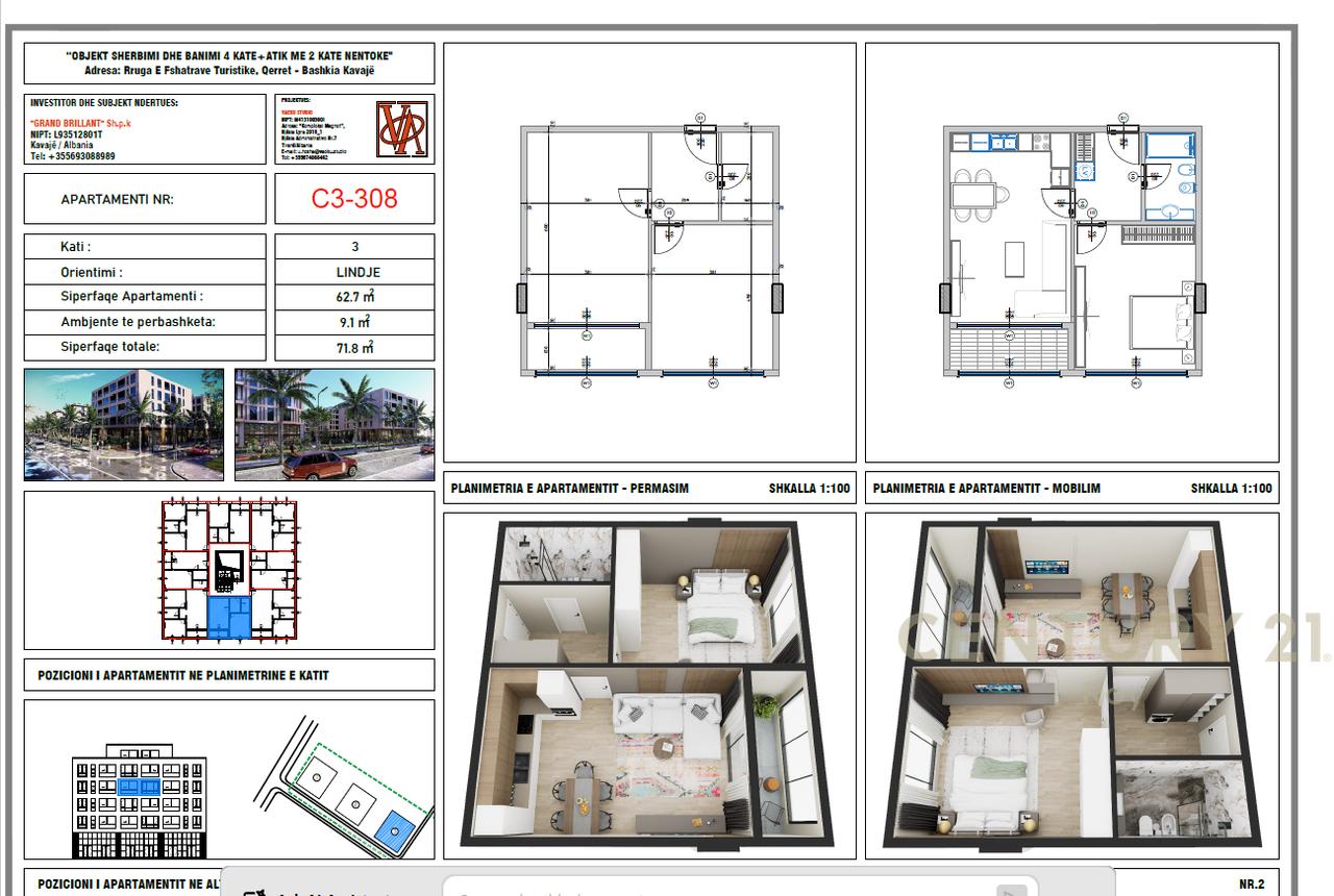 APPARTAMENTO 1+1 IN VENDITA A QERRET PRESSO RESIDENCA PALM PARADISE!