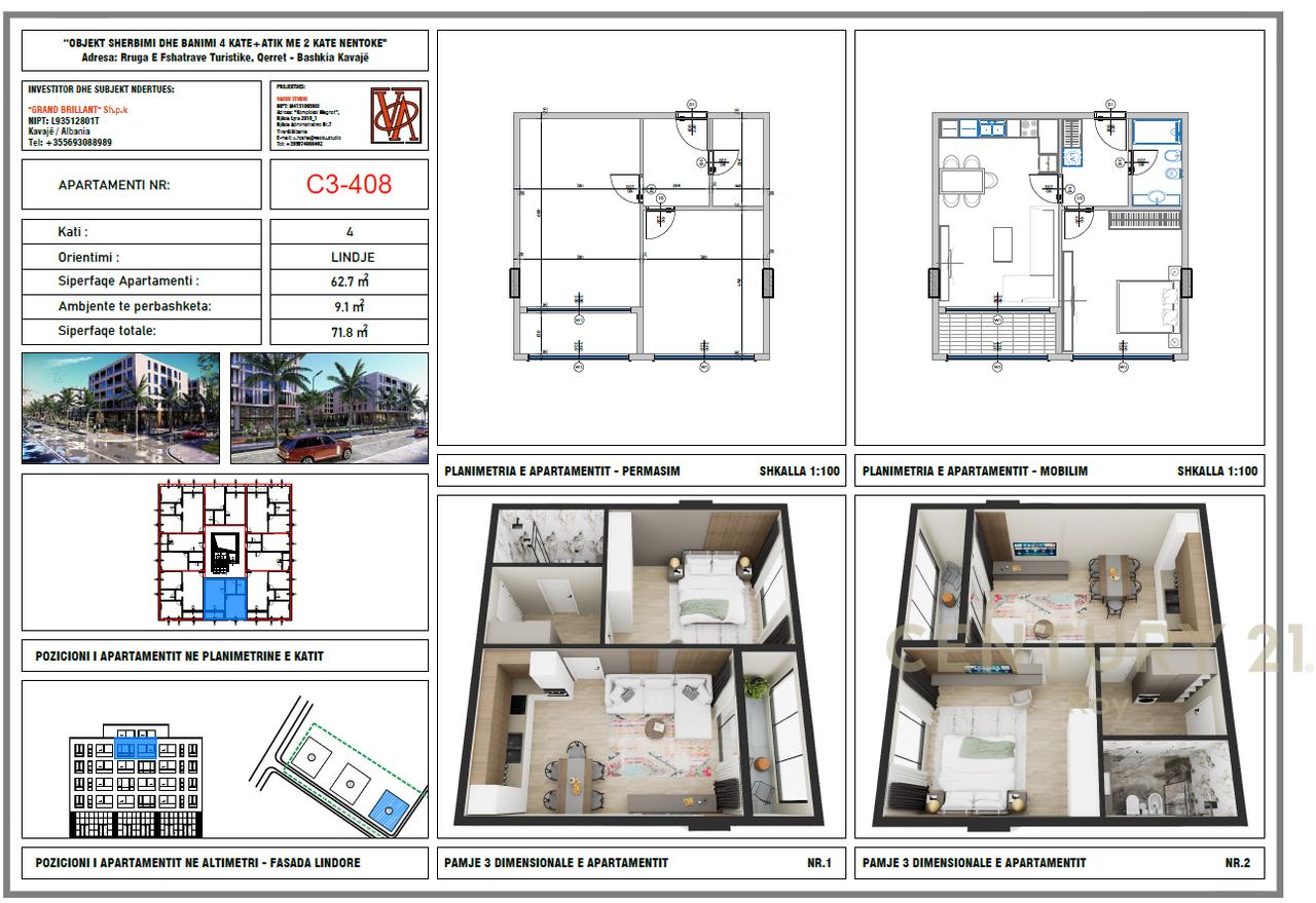 APPARTAMENTO 1+1 IN VENDITA A QERRET PRESSO RESIDENCA PALM PARADISE!