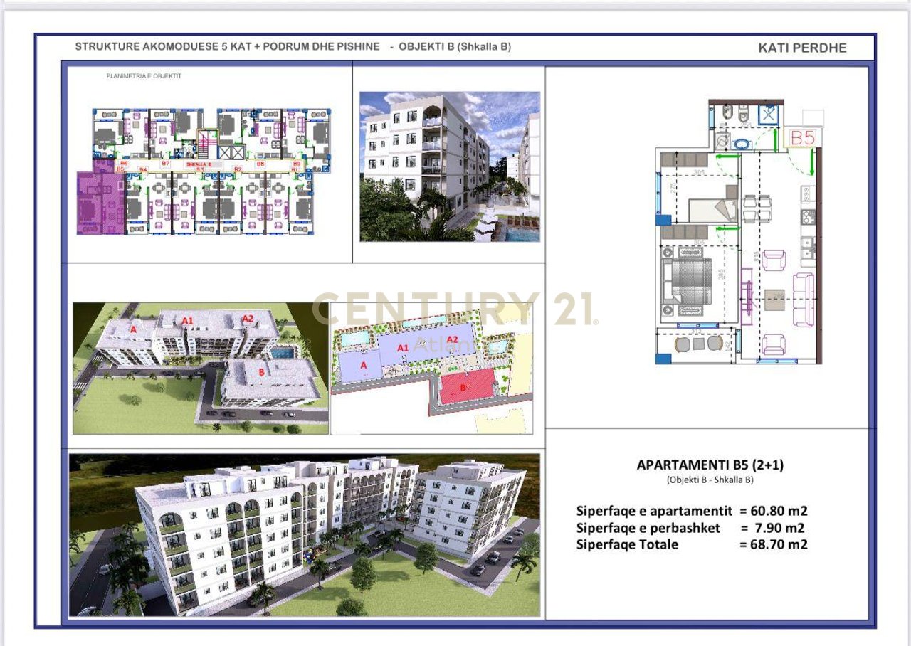 FILLUAN SHITJET! APARTAMENT 2+1 NE REZIDENCEN ME TE RE NE GOLEM  !