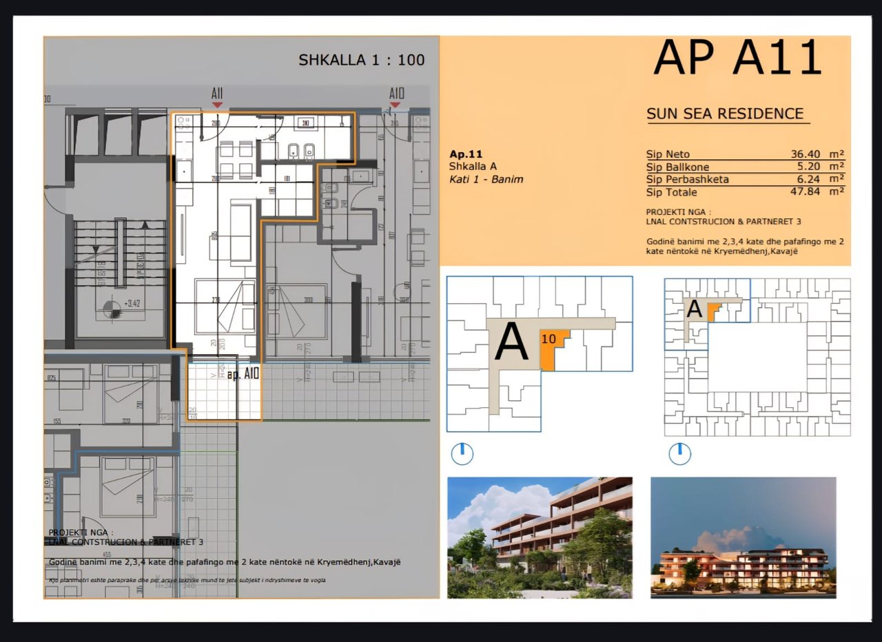 MONOLOCALE IN VENDITA NELLA NUOVA RESIDENZA A GOLEM, SUN SEA RESIDENCE!! OPZIONE DI PAGAMENTO A RATE!!