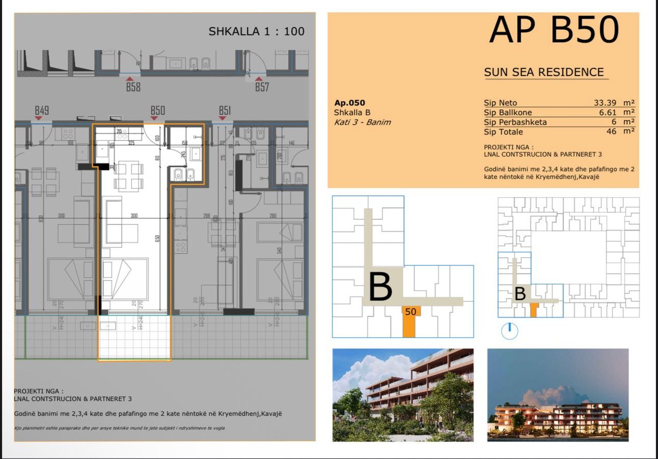 MONOLOCALE IN VENDITA NELLA NUOVA RESIDENZA A GOLEM, SUN SEA RESIDENCE!! OPZIONE DI PAGAMENTO A RATE!!