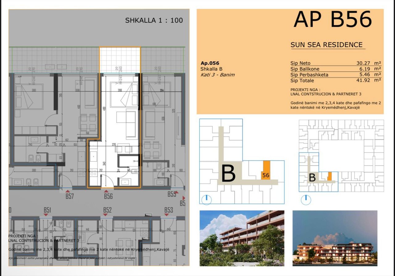 MONOLOCALE IN VENDITA NELLA NUOVA RESIDENZA A GOLEM, SUN SEA RESIDENCE!! OPZIONI DI PAGAMENTO DISPONIBILI A RATE!!
