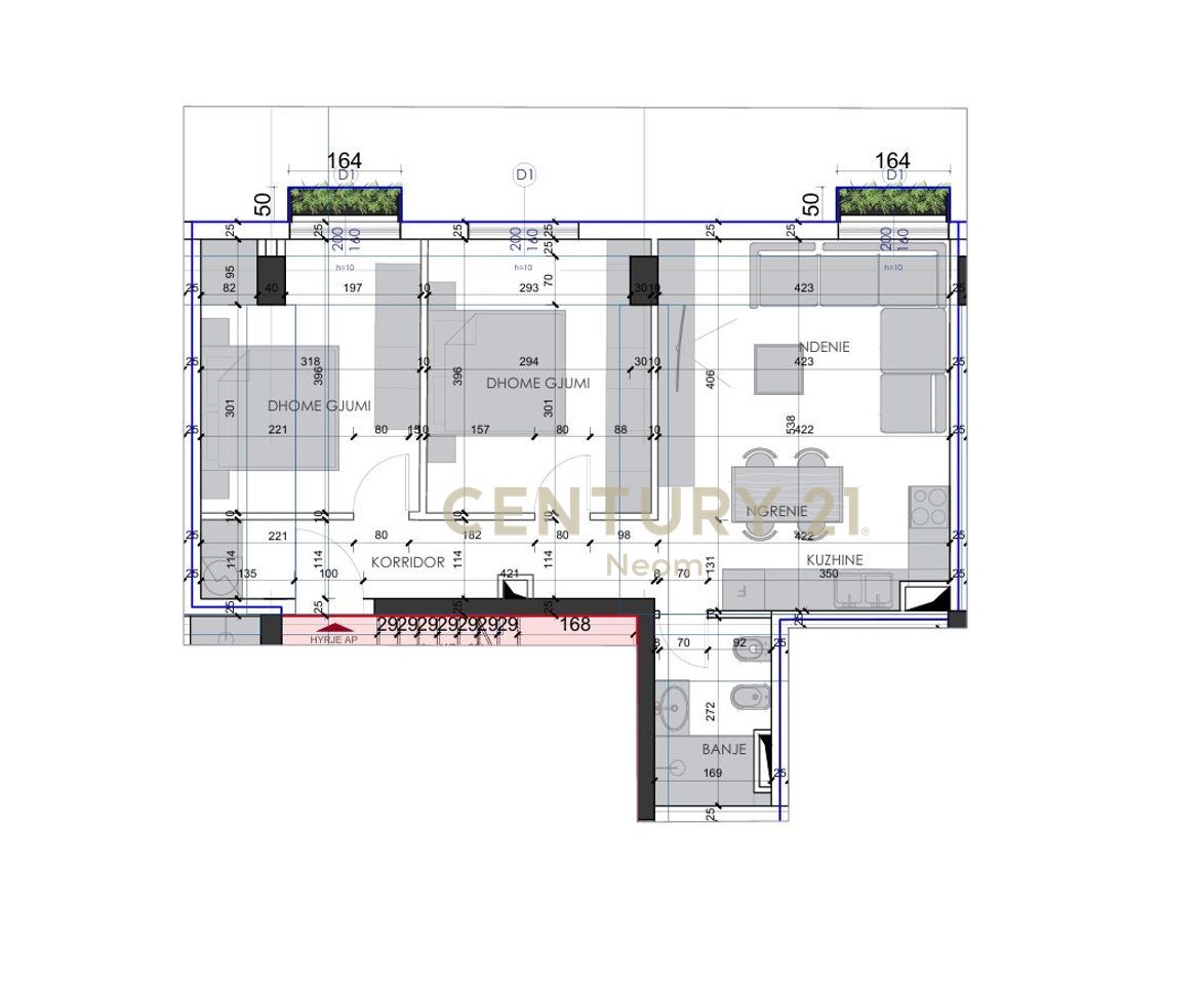 Apartament 2+1 Në Shitje në Ali Demi, Tiranë