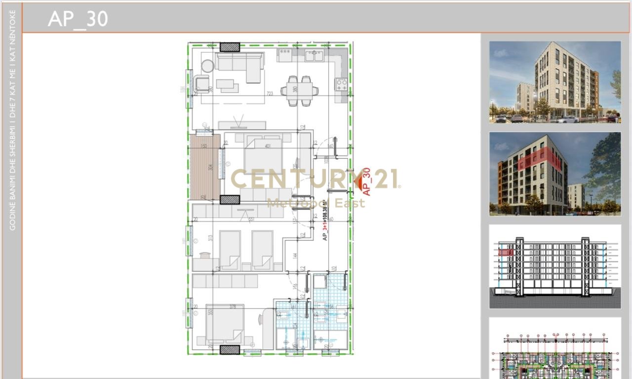 Shitet Apartament 3+1 në Kamëz