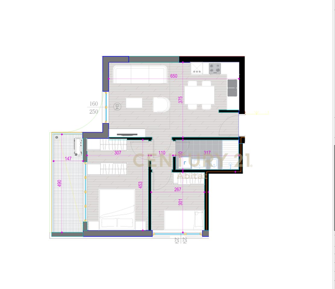 2+1 Apartment For Rent (Residential/Office), Dinamo Stadium