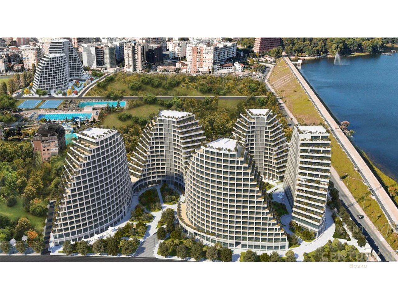 !!!OKAZION!!! 
Apartament 3+1+2+Post Parkimi për Shitje tek "Lake View" Residence