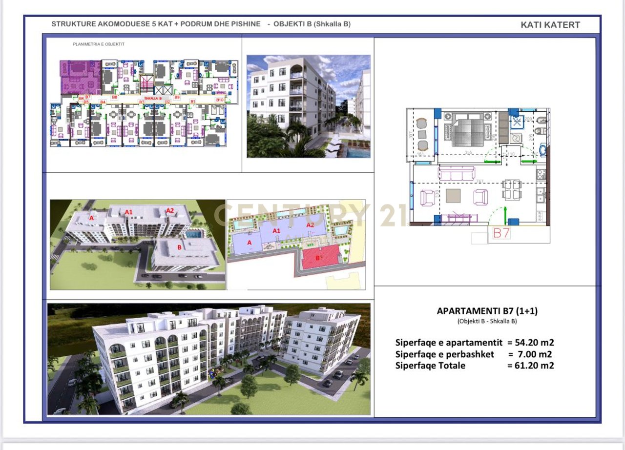 FILLUAN SHITJET! APARTAMENT 1+1NE REZIDENCEN ME TE RE NE GOLEM  !