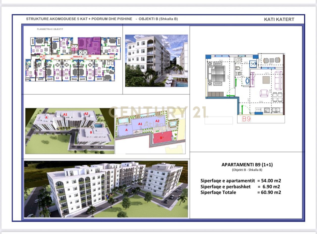 FILLUAN SHITJET! APARTAMENT 1+1NE REZIDENCEN ME TE RE NE GOLEM  !