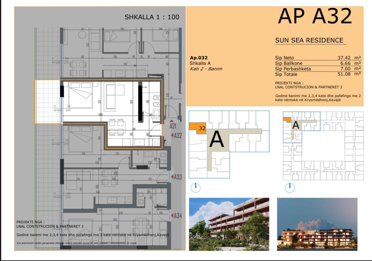 MONOLOCALE IN VENDITA NELLA NUOVA RESIDENZA A GOLEM, SUN SEA RESIDENCE!! POSSIBILITÀ DI PAGAMENTO A RATE!!