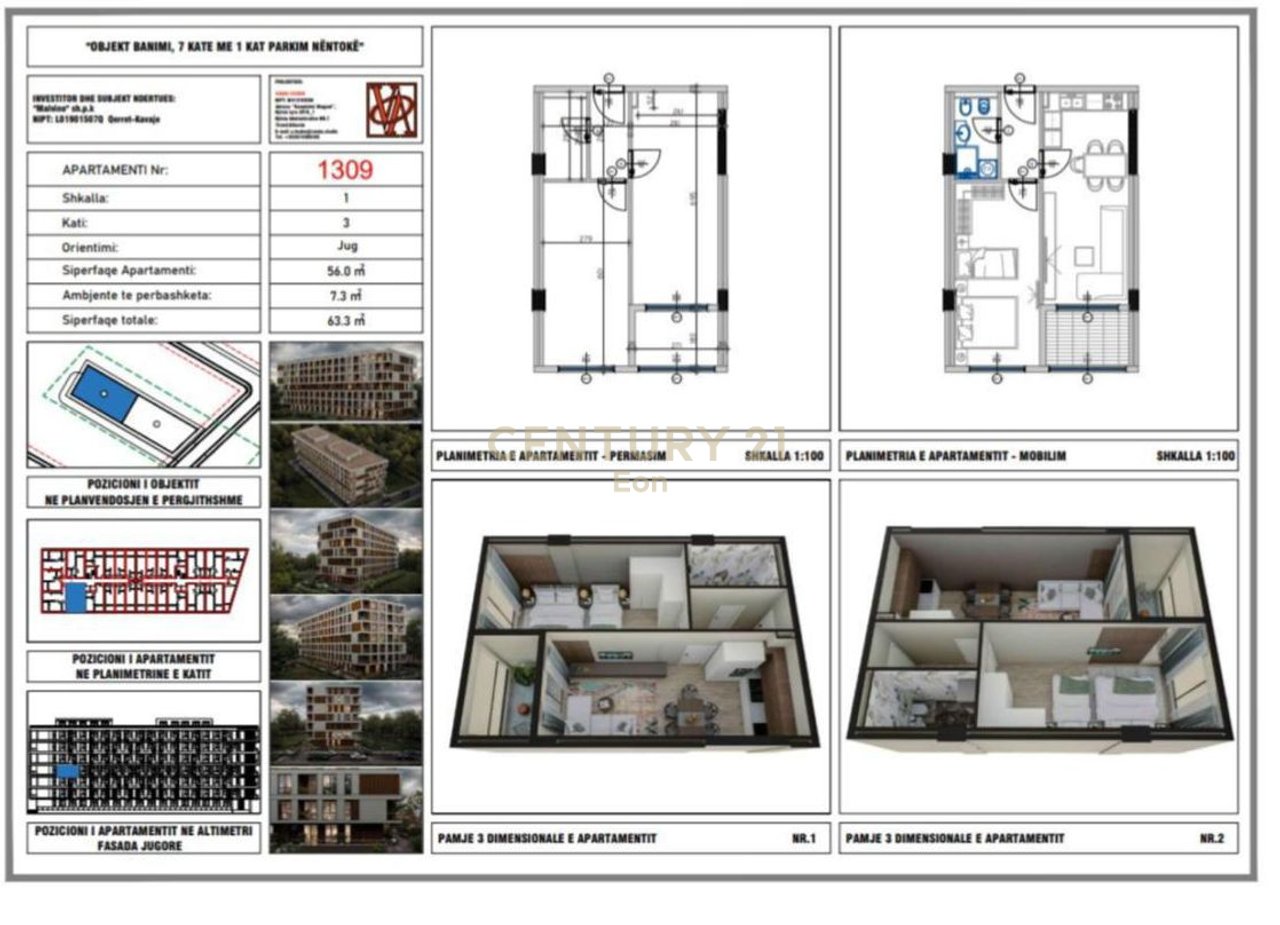 SHITET APARTAMENT 1+1 NE REZIDENCEN VISTA MARE, QERRET ! MUNDESI PAGESE ME KESTE !