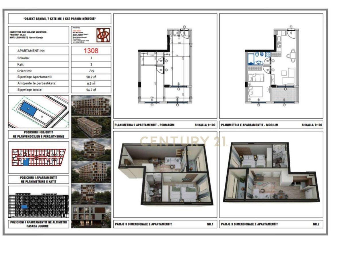SHITET APARTAMENT 1+1 NE REZIDENCEN VISTA MARE, QERRET ! MUNDESI PAGESE ME KESTE !