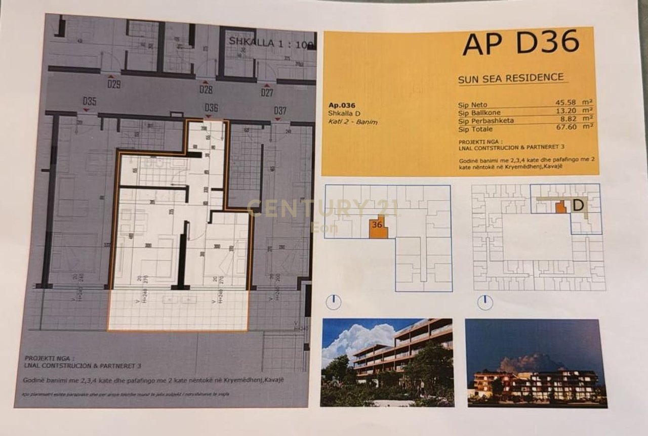 APPARTAMENTO 1+1 IN VENDITA NELLA NUOVA RESIDENZA A GOLEM, SUN SEA RESIDENCE!!