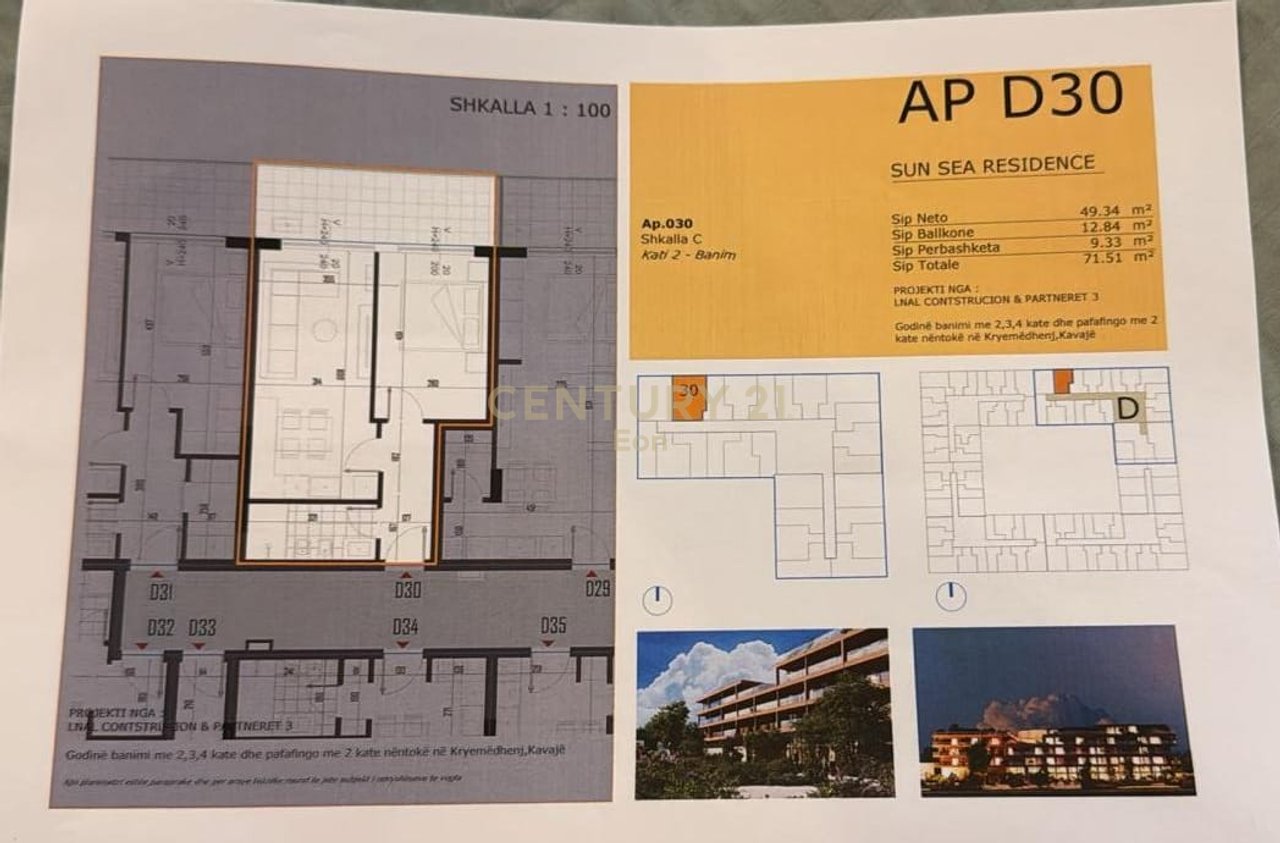 APPARTAMENTO 1+1 IN VENDITA NELLA NUOVA RESIDENZA A GOLEM, SUN SEA RESIDENCE!!