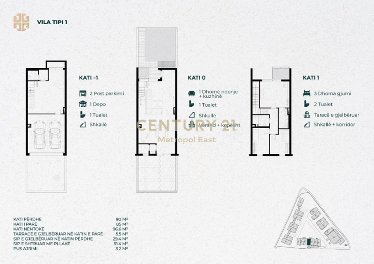VILLA IN VENDITA NELLA RESIDENZA GREEN UP LIVING – MJULL BATHORE