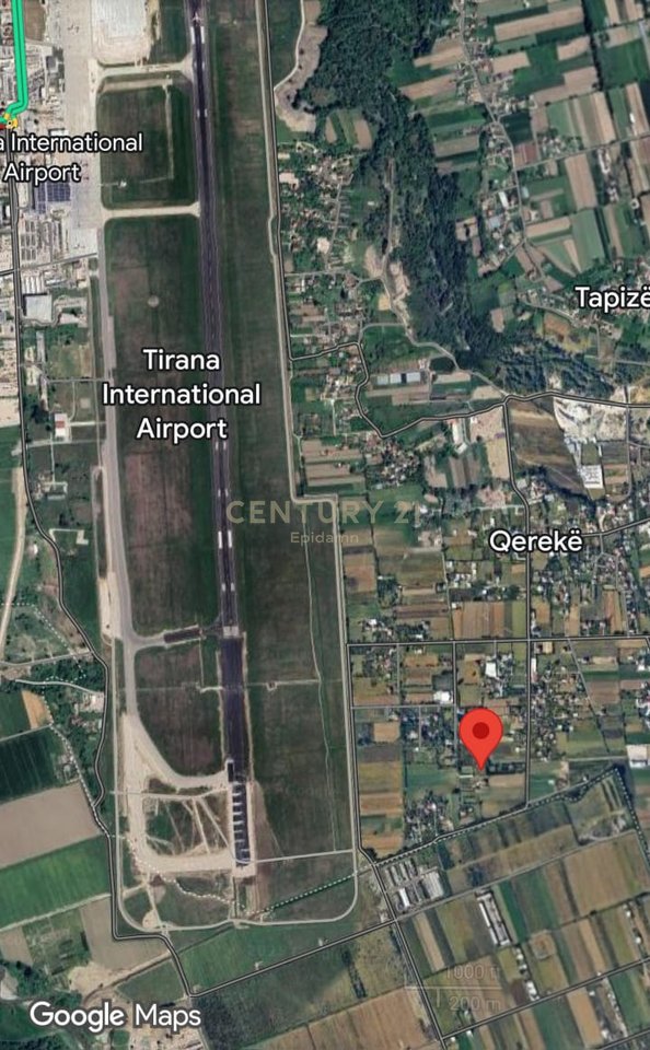 Toke për Shitje pranë Aeroportit Ndërkombëtar të Tiranës