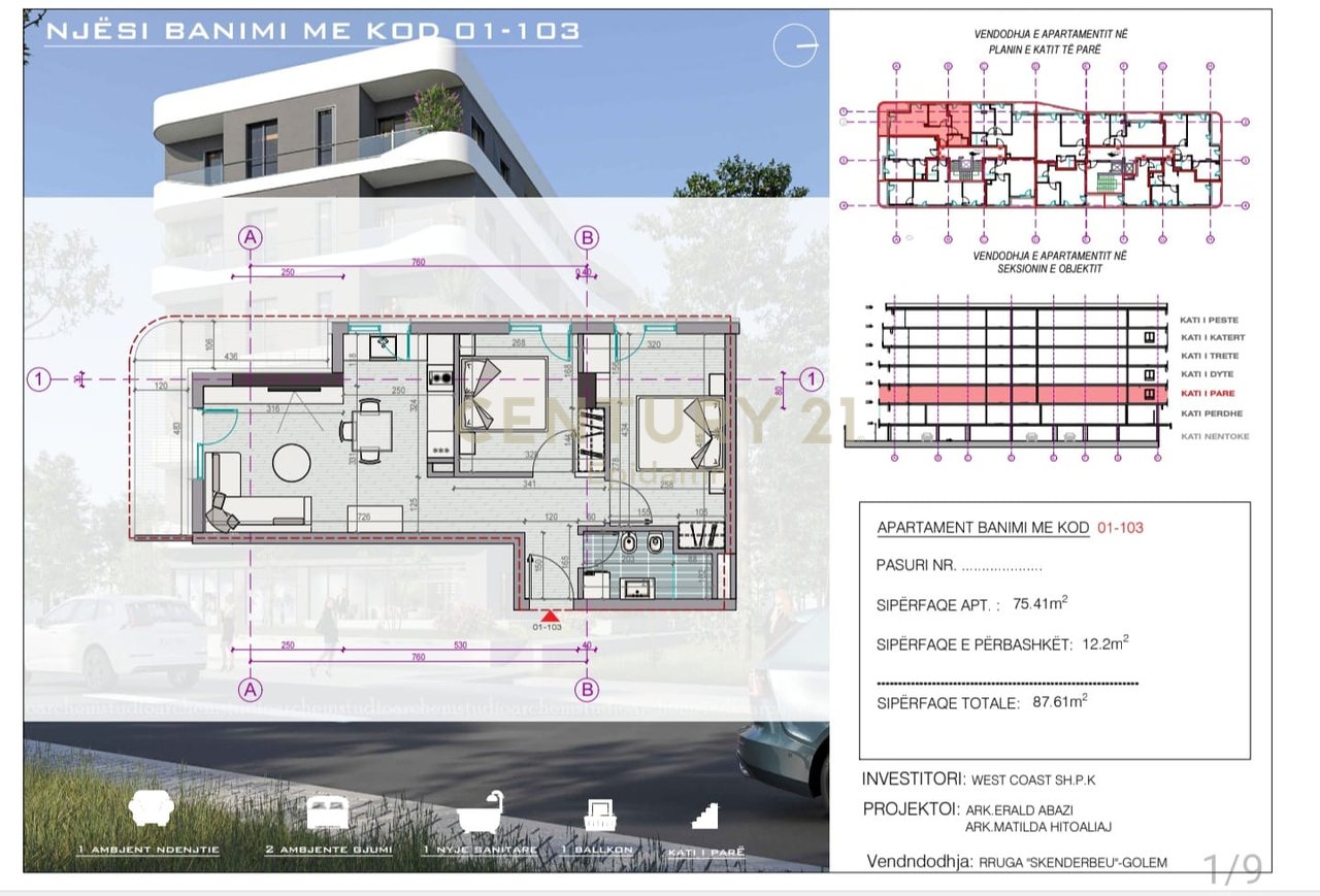Apartment 2+1 For Sale in West Coast Residence – Only 350m from the Sea