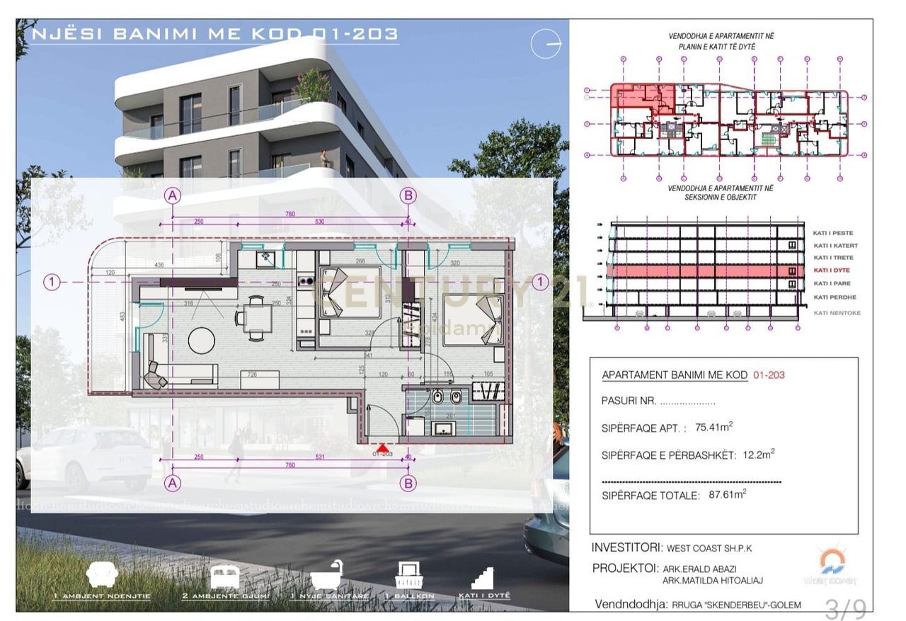 Apartment 2+1 For Sale in West Coast Residence – Only 350m from the Sea