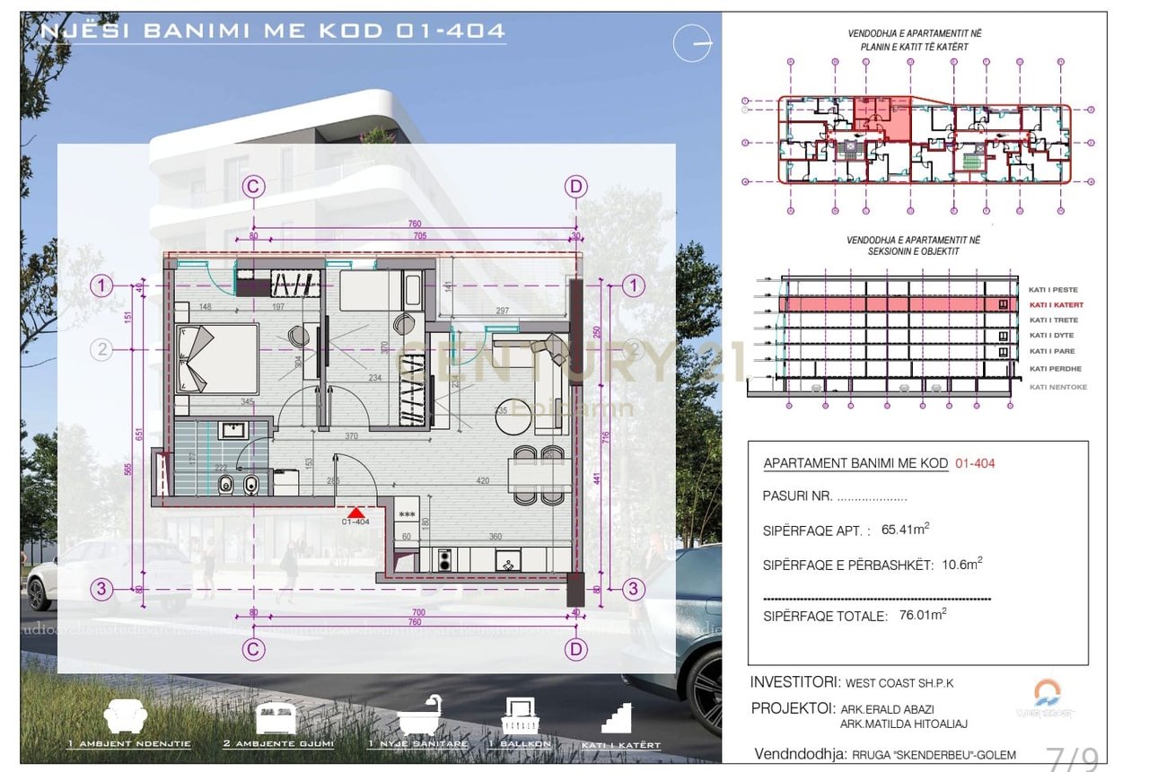 Apartment 2+1 For Sale in West Coast Residence – Only 350m from the Sea