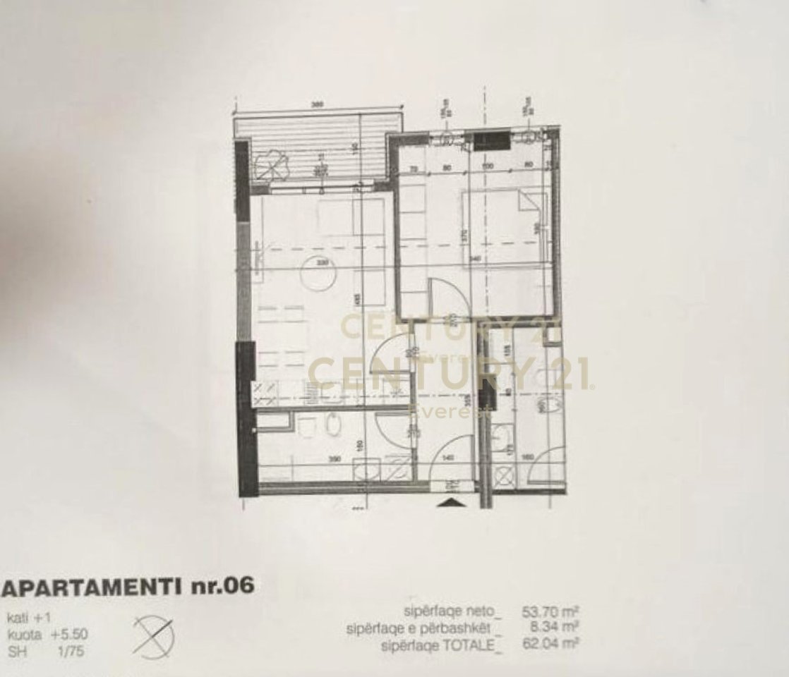 ISH FUSHA AVIACIONIT, 1+1 APARTMENT FOR SALE